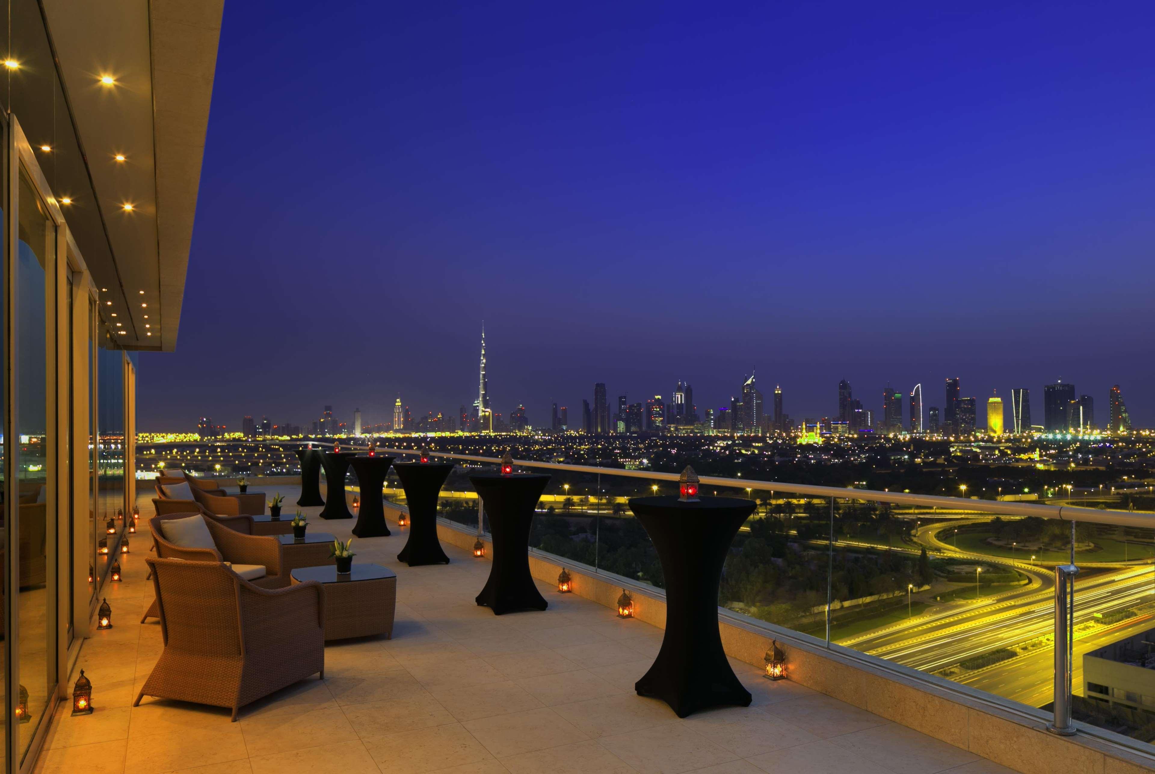 Hotel Raffles Dubai Ristorante foto View from the 12th floor