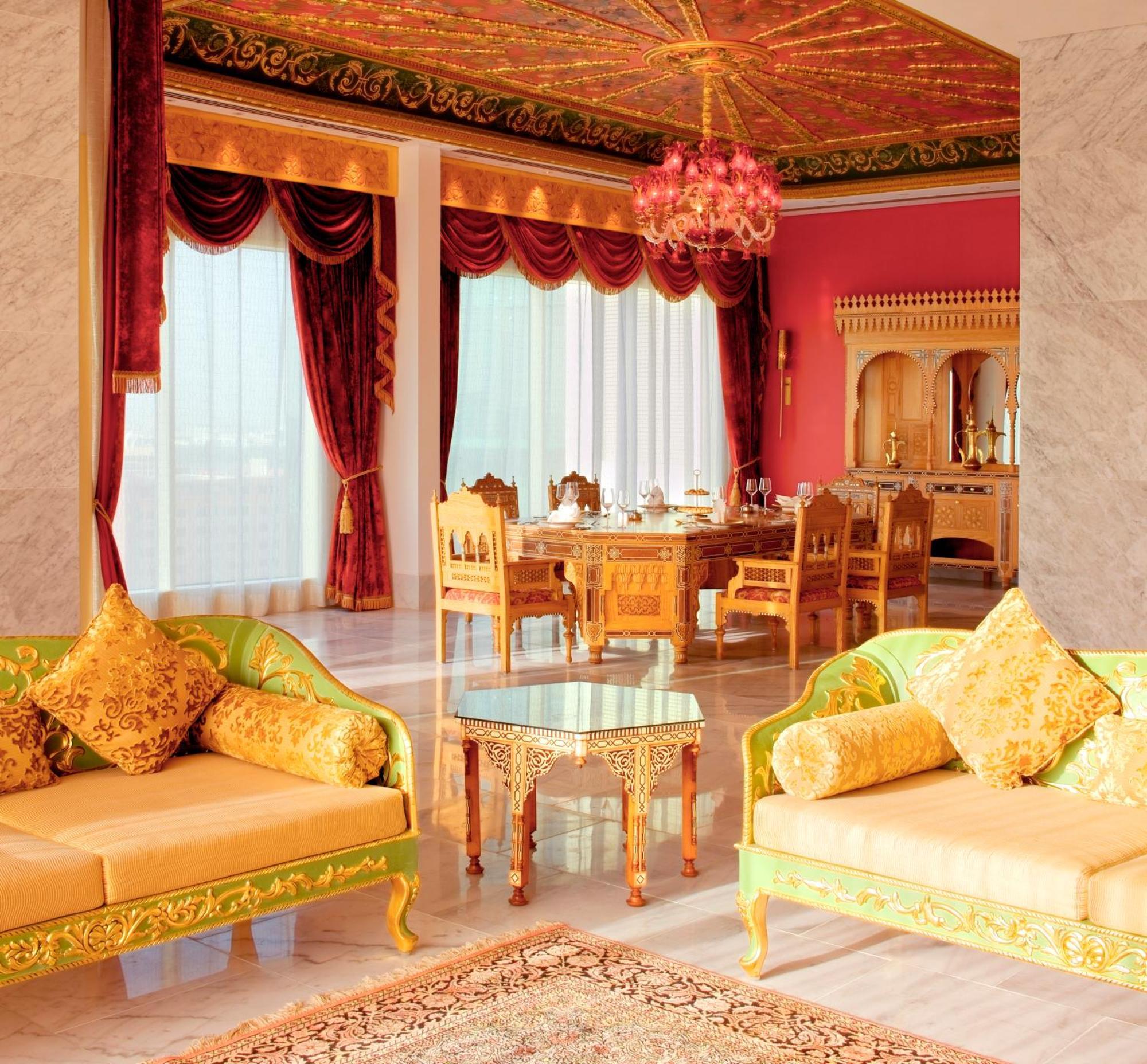 Hotel Raffles Dubai Esterno foto The interior of the suite