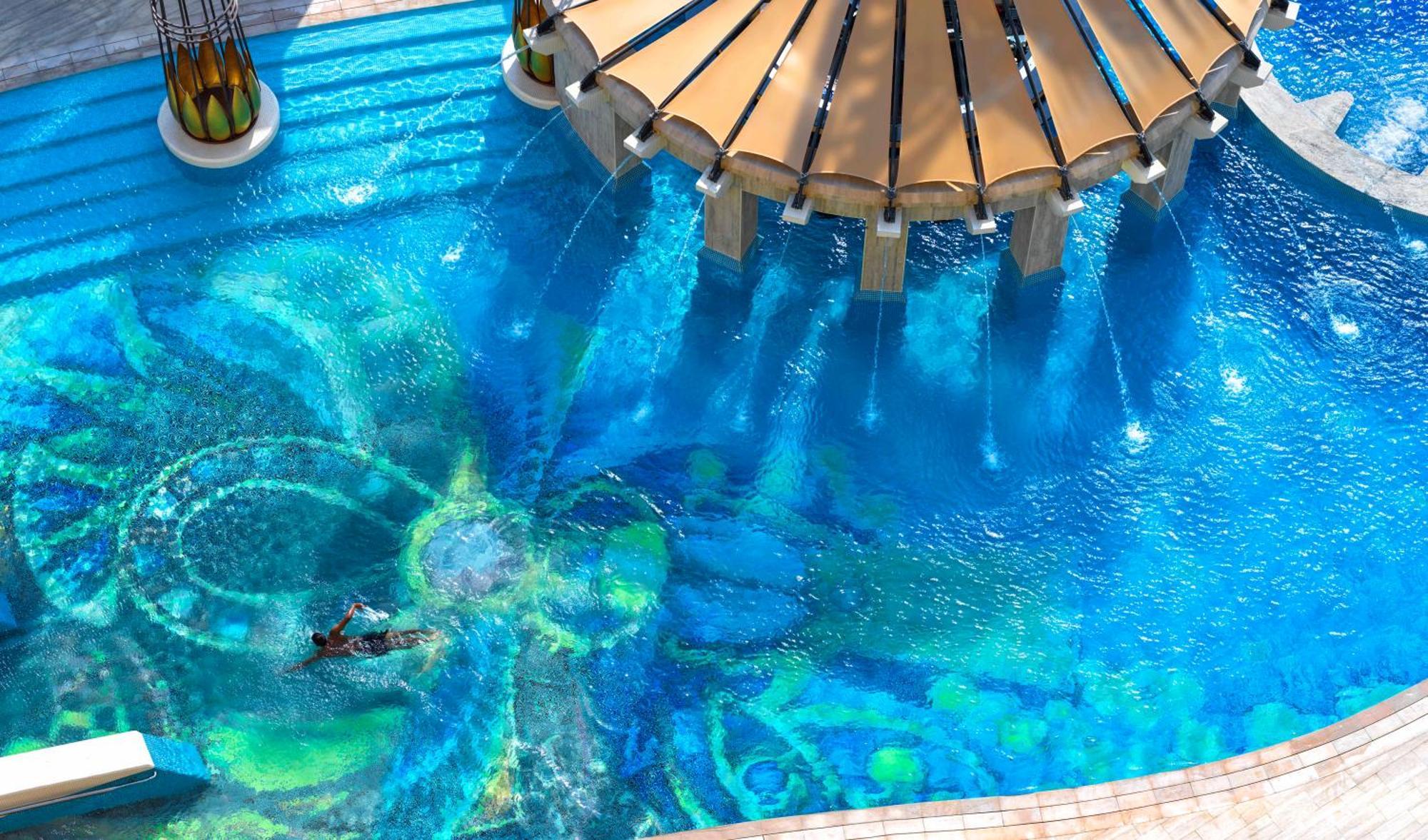 Hotel Raffles Dubai Esterno foto The pool at the Atlantis Paradise Island
